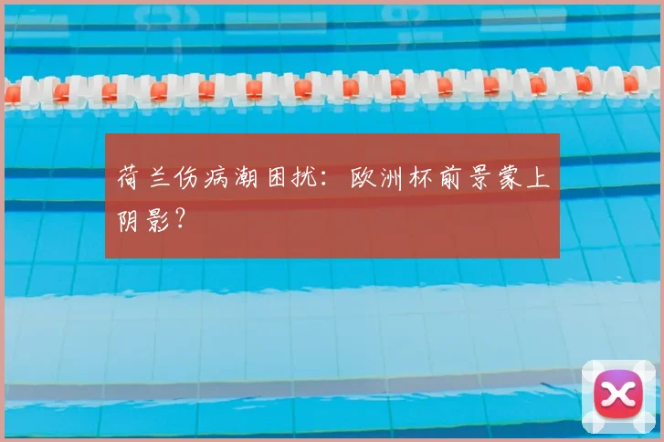 荷兰伤病潮困扰：欧洲杯前景蒙上阴影？